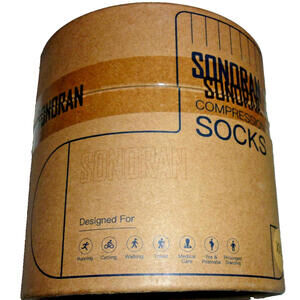 NEW SONORAN 2‎ Pairs Compression Socks for Men  Women 20-30 mmHg Graduated XXL